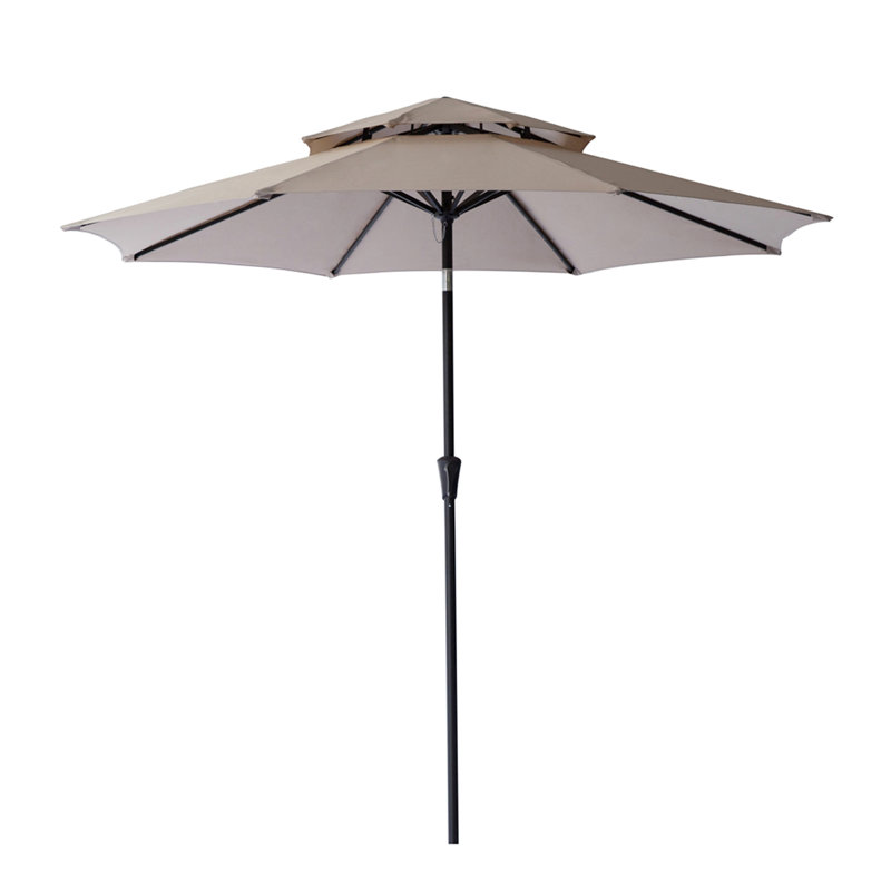 Parasol de marché Fruge 108 po, Beige