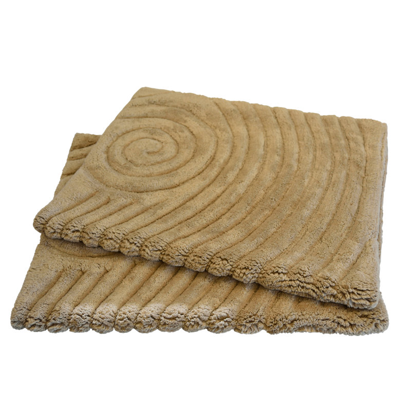 Ensemble de tapis pour salle de bain Deakins, l 21 po x L 34 po, Rouge vif