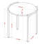 Ensemble de tables basses Ponce-127420134