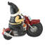 Statue essieu graisser le gnome motard