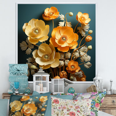 " Yellow Buttercups Realistic Radiance I "