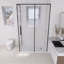 Base de douche à double seuil en acrylique 60 pouces x 32 pouces Kingston Brass Nauru-132954844