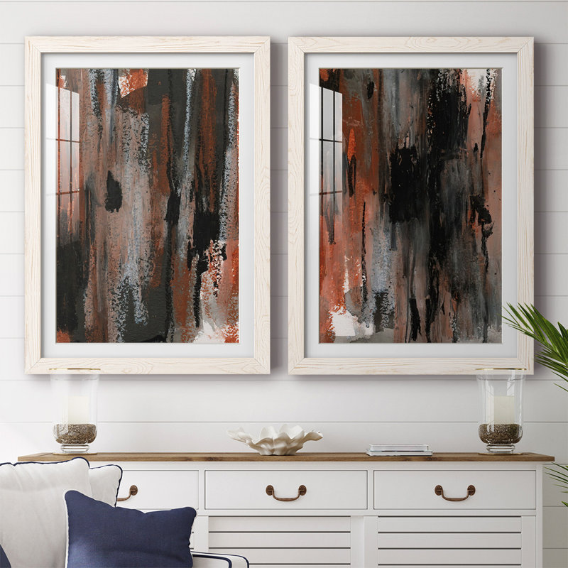 «Loft Pastel VII», reproduction de photo sur toile 2 pièces, Cadre blanc, H 36,5 po x l 53 po x P 1,5 po