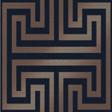 Geometric Metallic Wallpaper Double Roll