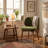 20.1" Extra Wide Upholstered Dining Chair, Side Chair with High Wingback, Armless Vanity Chair With Solid Wood Legs For Dining Living Room Vanity Office, Beige, Set of 2-1061815308-1061576147