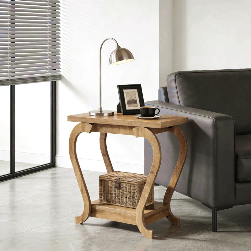 Table d'appoint moderne, table basse à 2 niveaux, table de bout