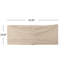 Housse pour causeuse d'extérieur beige 86 po x 65 po x 28 po toutes saisons Beige - Protecteur en polyester imperméable pour ensembles de conversation pour patio