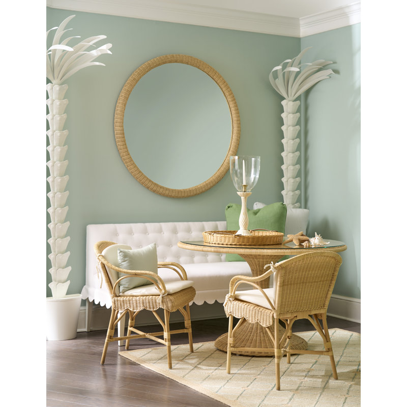 Amanda Lindroth Island Round Tray, 23"W x 23"D x 3.5"H