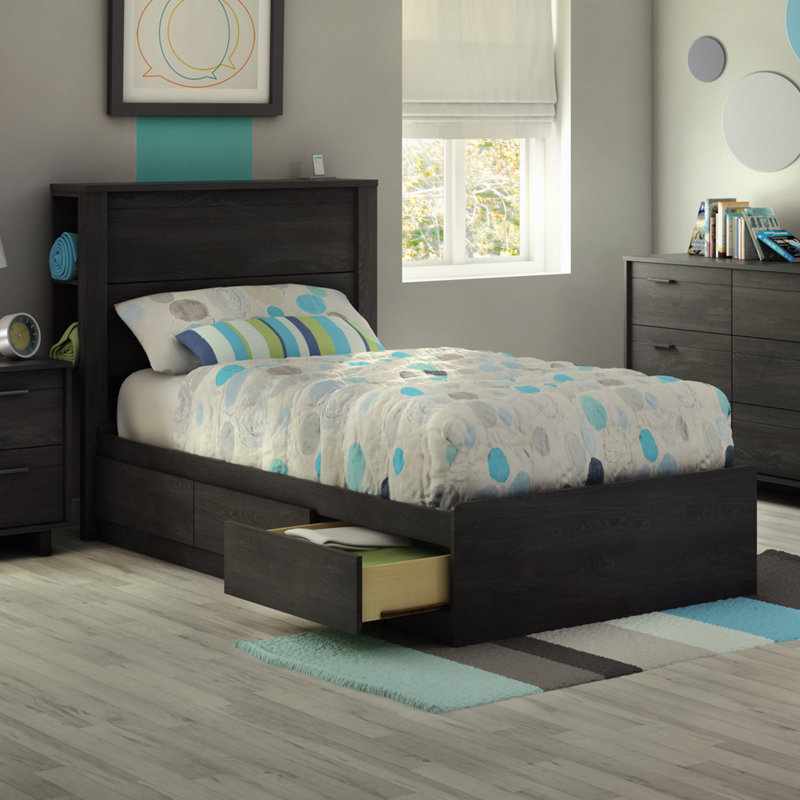 Lit matelot simple Fynn par South Shore, Chêne gris