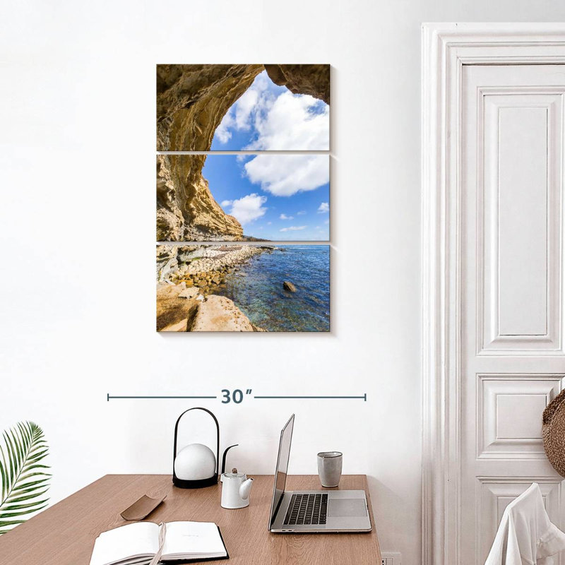 Gillard San Diego Sunset Cliff Cave, H 32 po x l 20 po