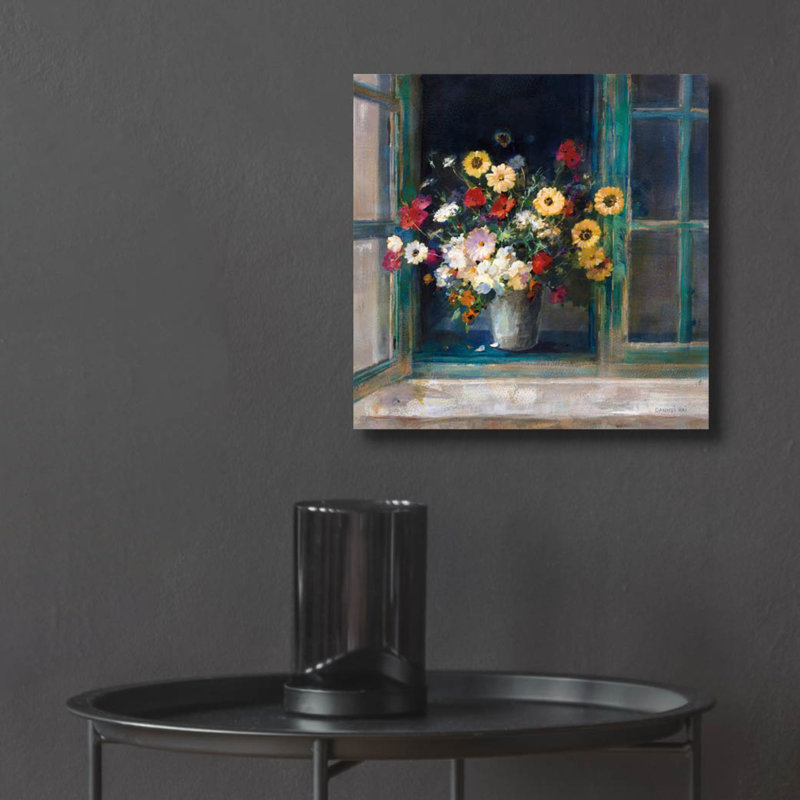 Art mural en verre «All Abloom» par Danhui Nai, H 12 po x l 12 po x P 0,13 po