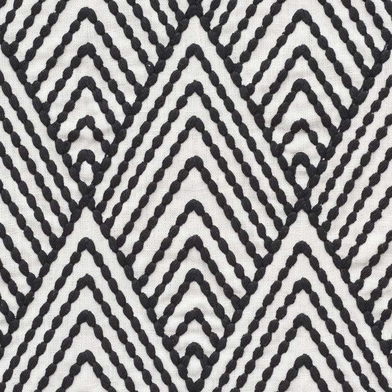 Tissu de broderie Avila, Noir