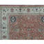 Wool Oriental Area Rug in Rust/Ivory