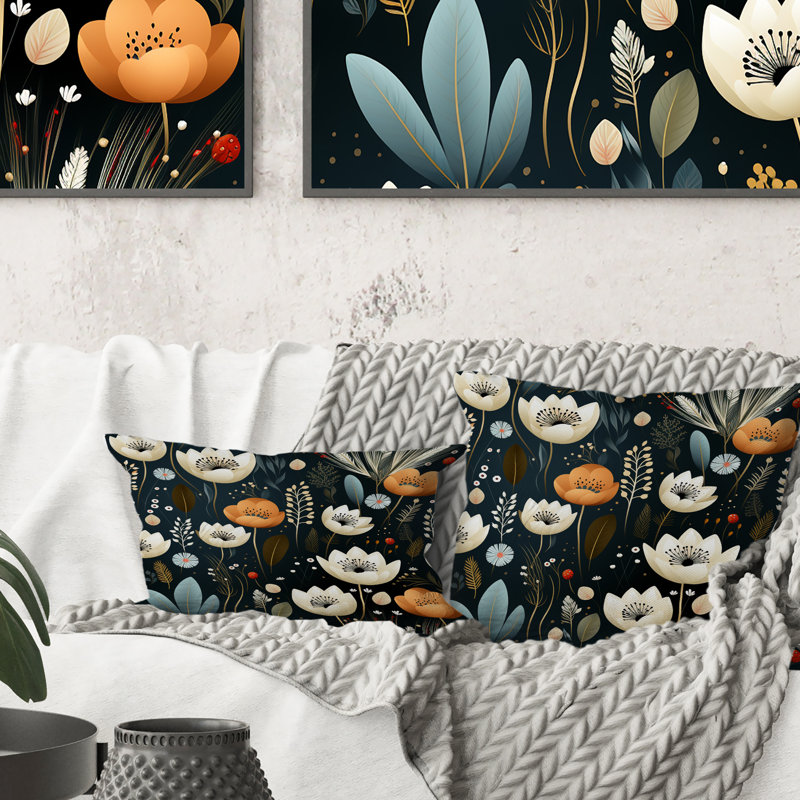Coussin Whimsical Bohemian Bliss, H 18 po x l 18 po