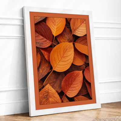 Autumn Leaf Study Botanical - Framed Print