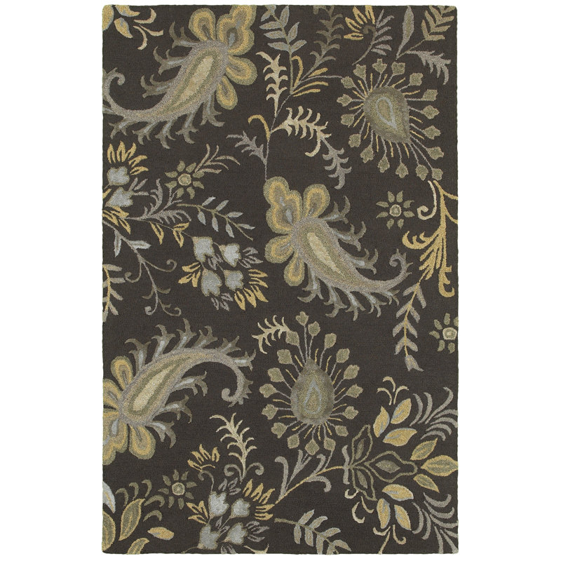 Tapis rectangulaire en laine 9 pi x 12 pi Shamayia