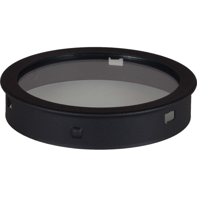 Volume Lighting V0965 Black Top Cover Lens for Outdoor Wall Cylinder, Black