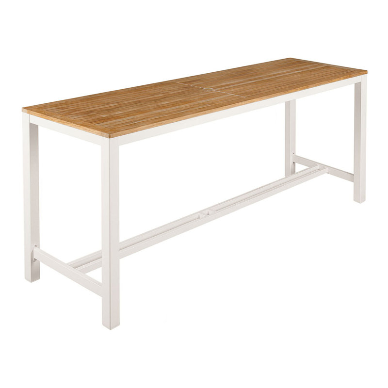 Aura Counter Table, Arctic White, 36" H x 79" W x 28" D
