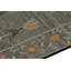 Rug & Kilim’S Block Print Rug, Teal And Gray Tones With Whimsical Floral Pattern-57733041