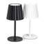 Lampe de table à abat-jour cannelée-1200350768