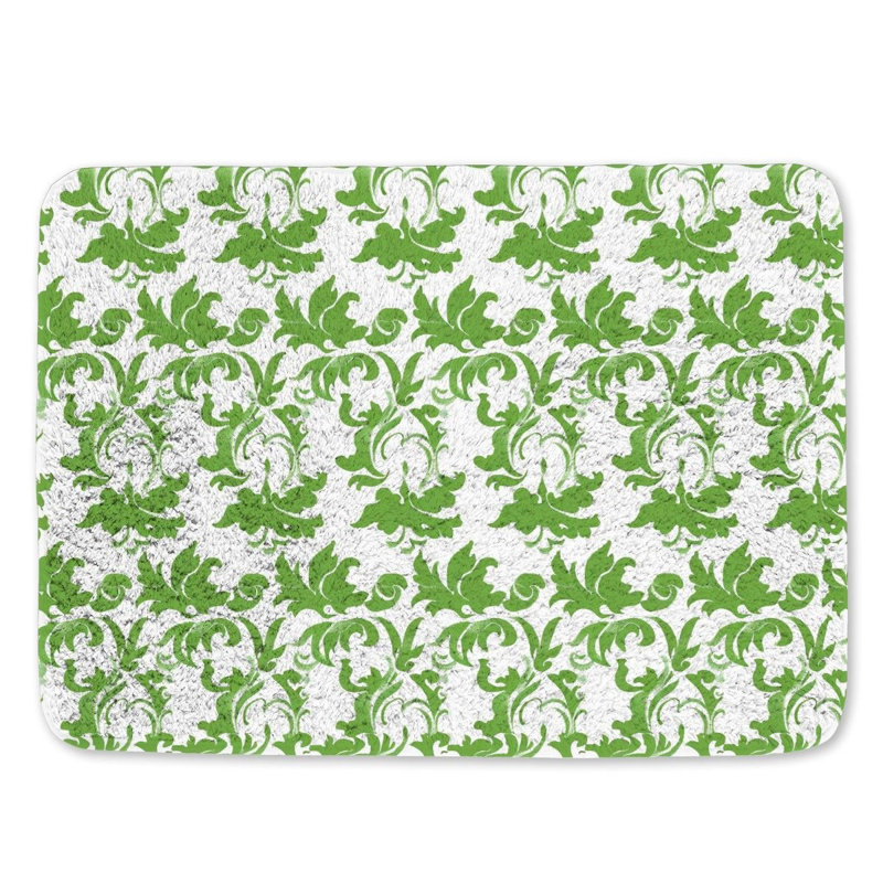 Darles Microfiber / Microsuede Non-Slip Bath Mat, 21"W x 34"L