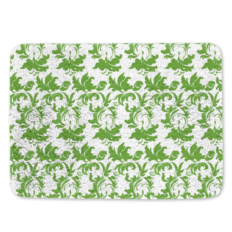 Tapis de bain en microfibre / microsuède Darles, L 21 po x L 34 po