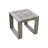 Asther Square Teak Outdoor Side Table , 17'' in. W 17'' in. D