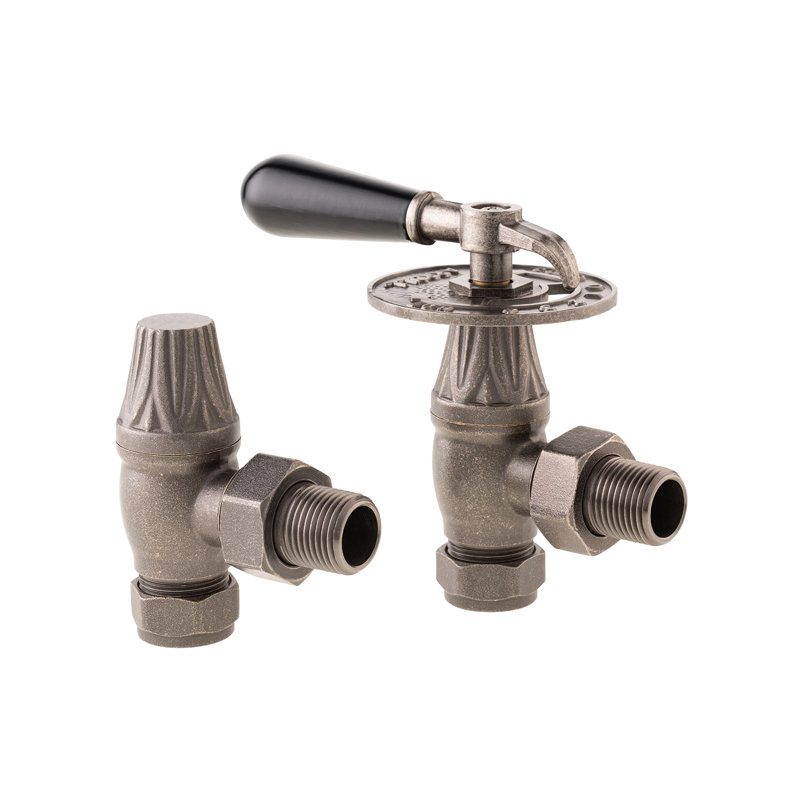 UK-14 Antique Copper Lever Manual Valve, Pewter