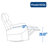 Heavy Duty Manual Recliner Chair With Rocker And Swivel, Pine Wood Structure, Square Arms&Cushion Back Recliner-624253613