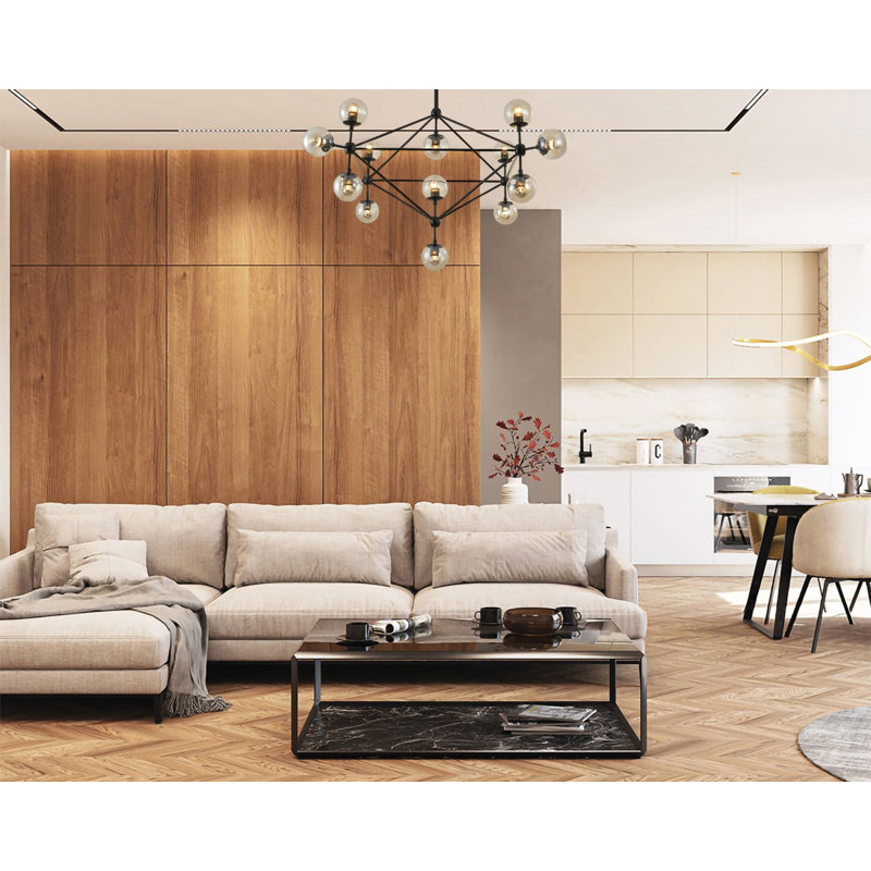 Lehto 15-Light Sputnik Modern Linear Chandelier
