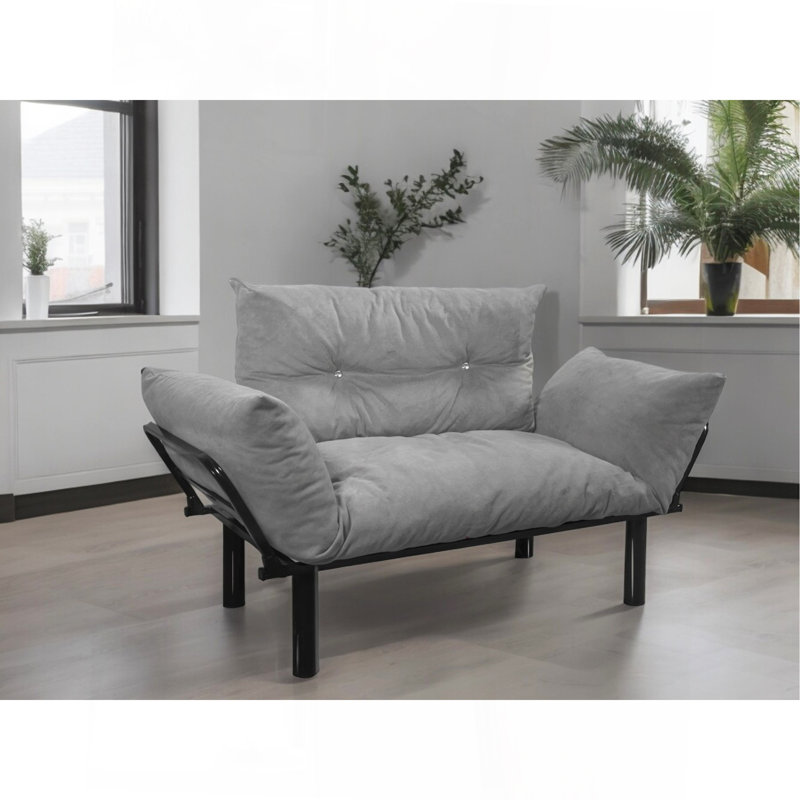 Causeuse Ewald, Tissu gris