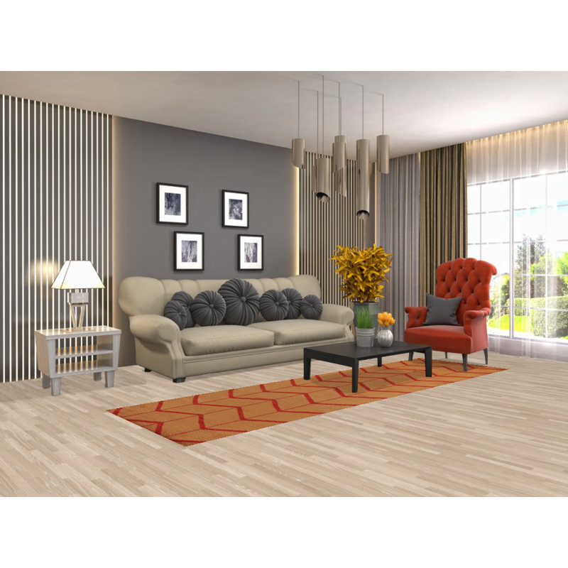 Tapis de couloir oriental fait à la main à motif treillis marocain 3 x 10