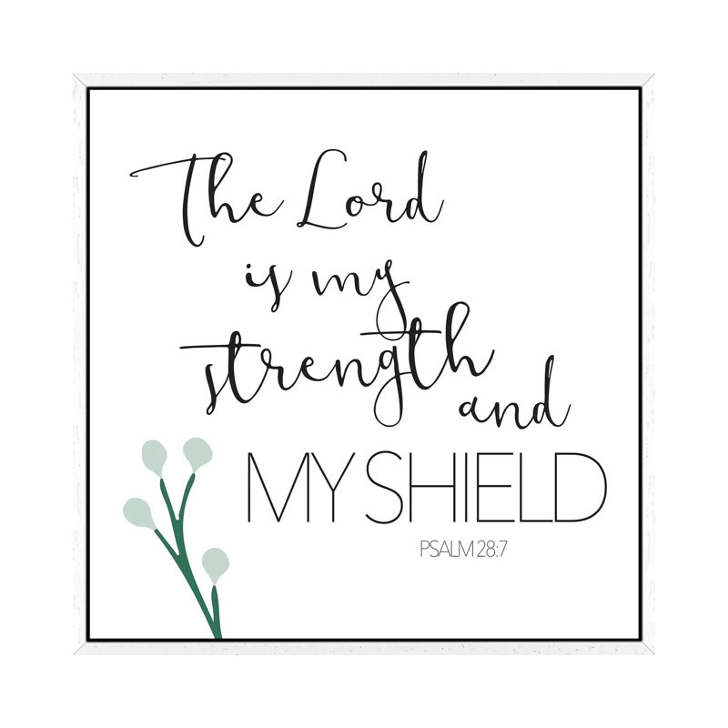 The Lord by Mlli Villa - Print on Canvas, White Framed, 66.04cm H x 66.04cm W x 3.81cm D