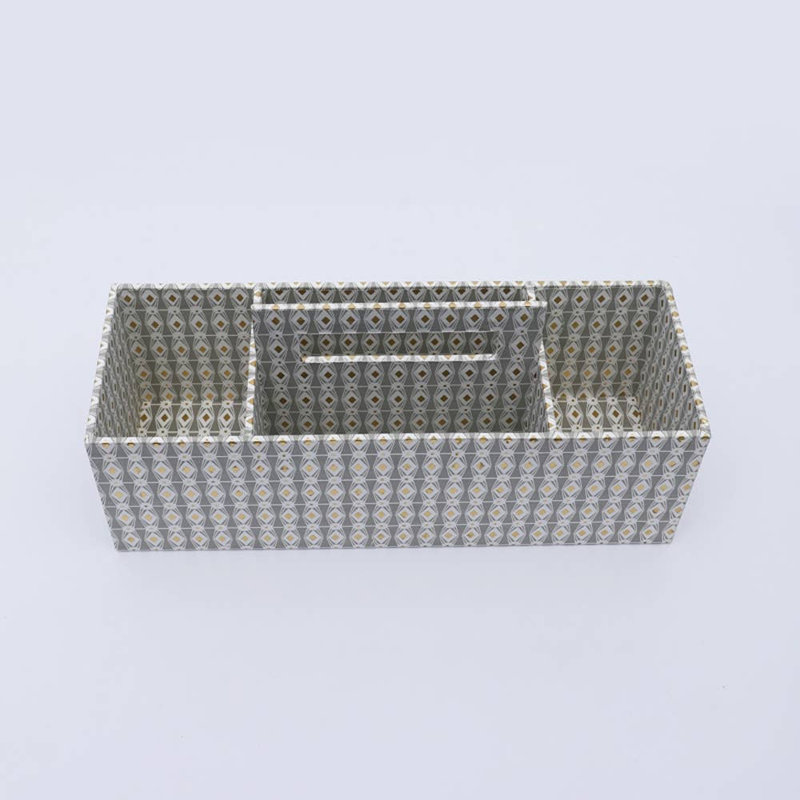 Organisateur de bureau, 4 sections, 14 po x 4,8 po x 4,5 po | Organisateur de papeterie