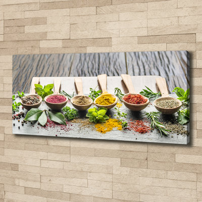 Colourful Spices - Wrapped Canvas Print