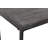 Corneau Wood Minimalistic Dark Brown Console Table with Black Metal Legs
