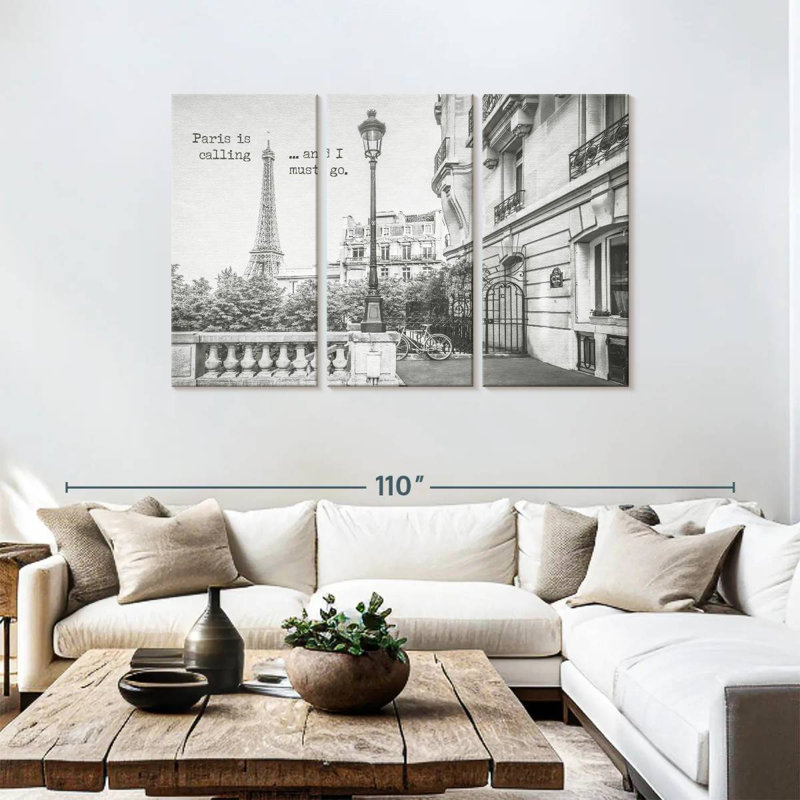 Rorry Paris Is Calling, 48" H x 74" W