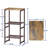 Smita 16.14'' W Steel Heavy Duty Storage Rack with Printer Stand-693403793