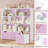 49.1" W Bookcase, 4-tier Bookshelf, Storage Organizer With Drawers-1005530723