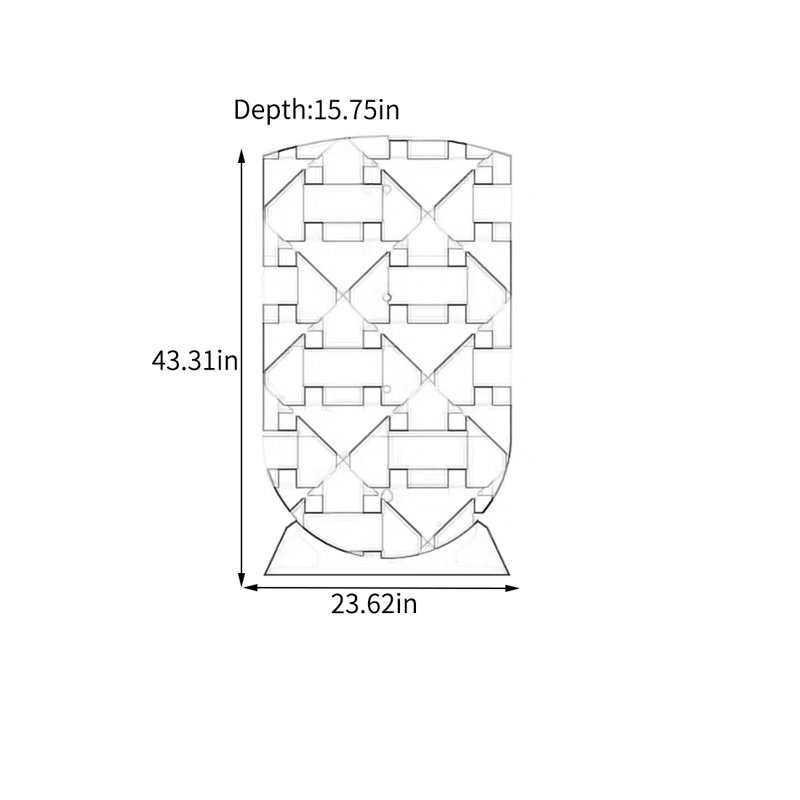 Armoire de rangement en pin massif avec 4 tiroirs