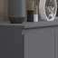 Warren 7 Drawer Merchant Chest Of Drawers: 4 + 3 Configuration. Scratch Resistant. Handleless Design. 14cm Deep Drawers-1608219004