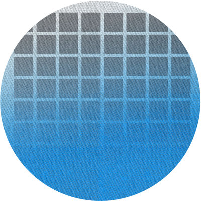 Tissé à la machine à motif géométrique en laine et polyester bleu/vert Tapis décoratif