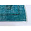 Tapis turquoise à transition de couleur 6 pi 8 po x 9 pi 11 po