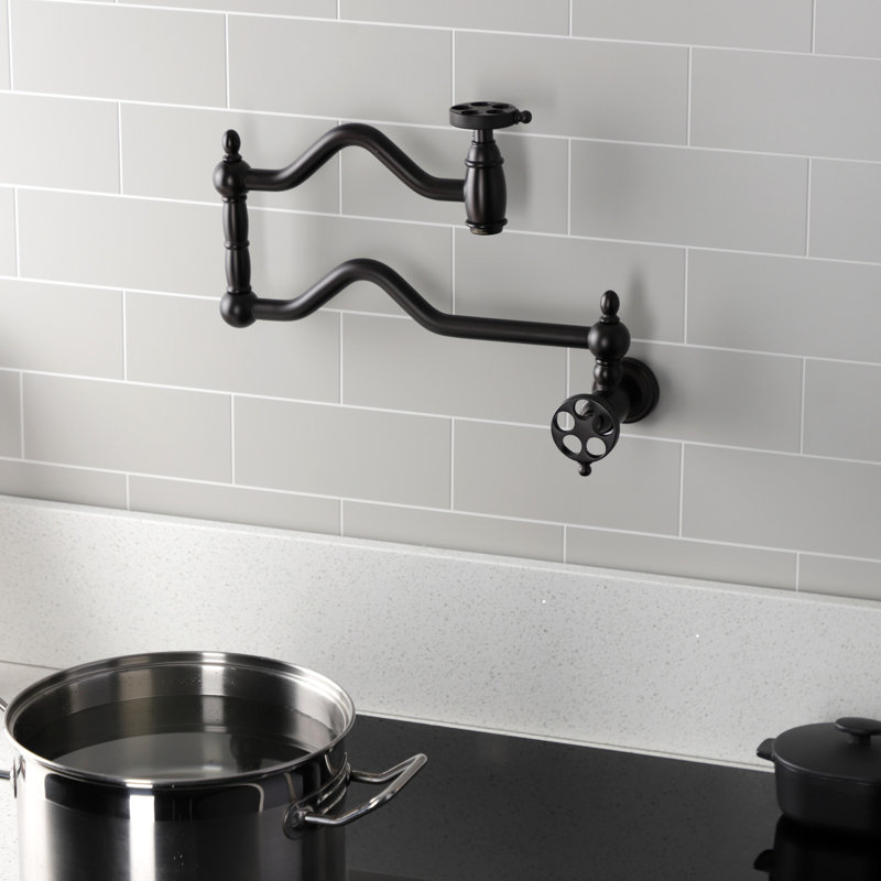 Robinet de cuisine en laiton Kingston, Bronze huilé
