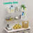 Closet Shelves Wall Mounted 2-Pack, 4 Ft X 12In White Wire Shelving For Laundry Room, Closet, Basement Organization And Storage