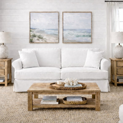 Amari 83" Slipcovered Sofa