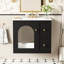 Ensemble de meuble-lavabo mural 24 po pour petit espace, armoire de salle de bain avec lavabo en céramique, 2 tiroirs et 1 porte à fermeture en douceur-140687643