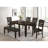 Cappuccino And Black Upholestered Dining Bench