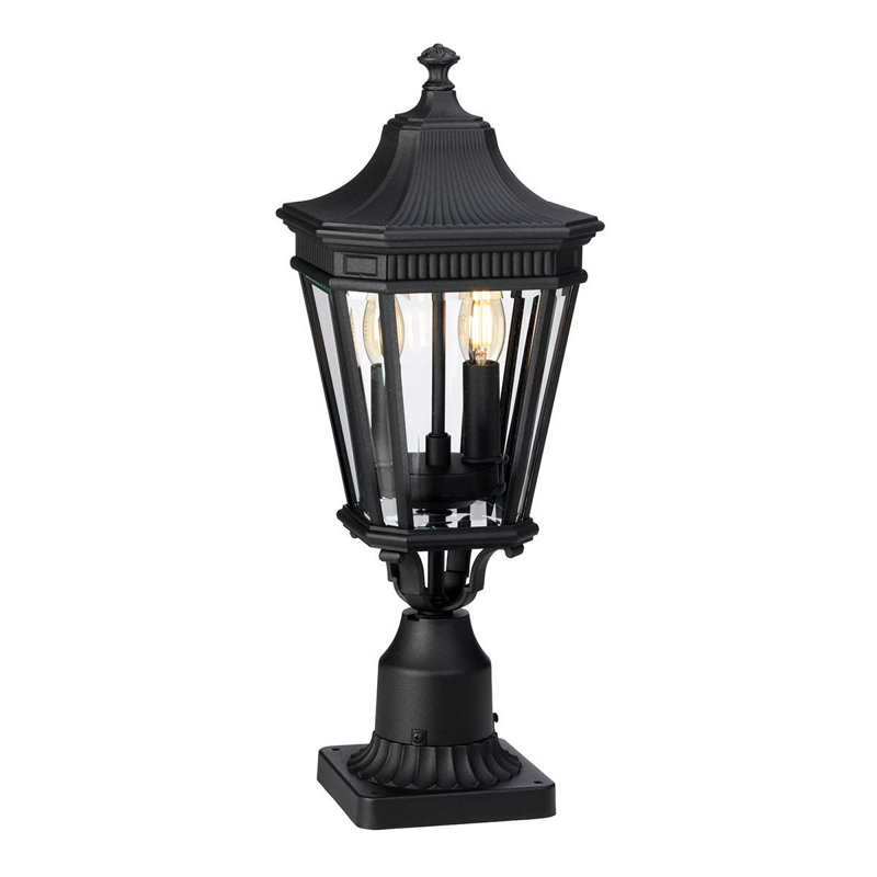 Tilda Mirrored Pier Mount Light, Black