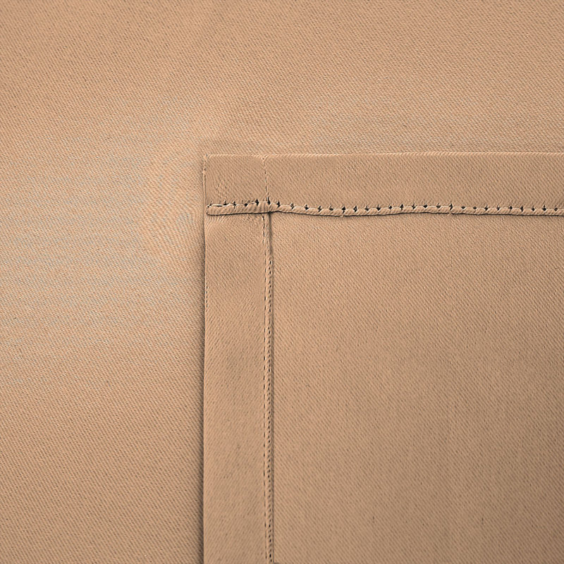 Room Darkening Curtain, 168cm Width x 183cm Drop, Beige